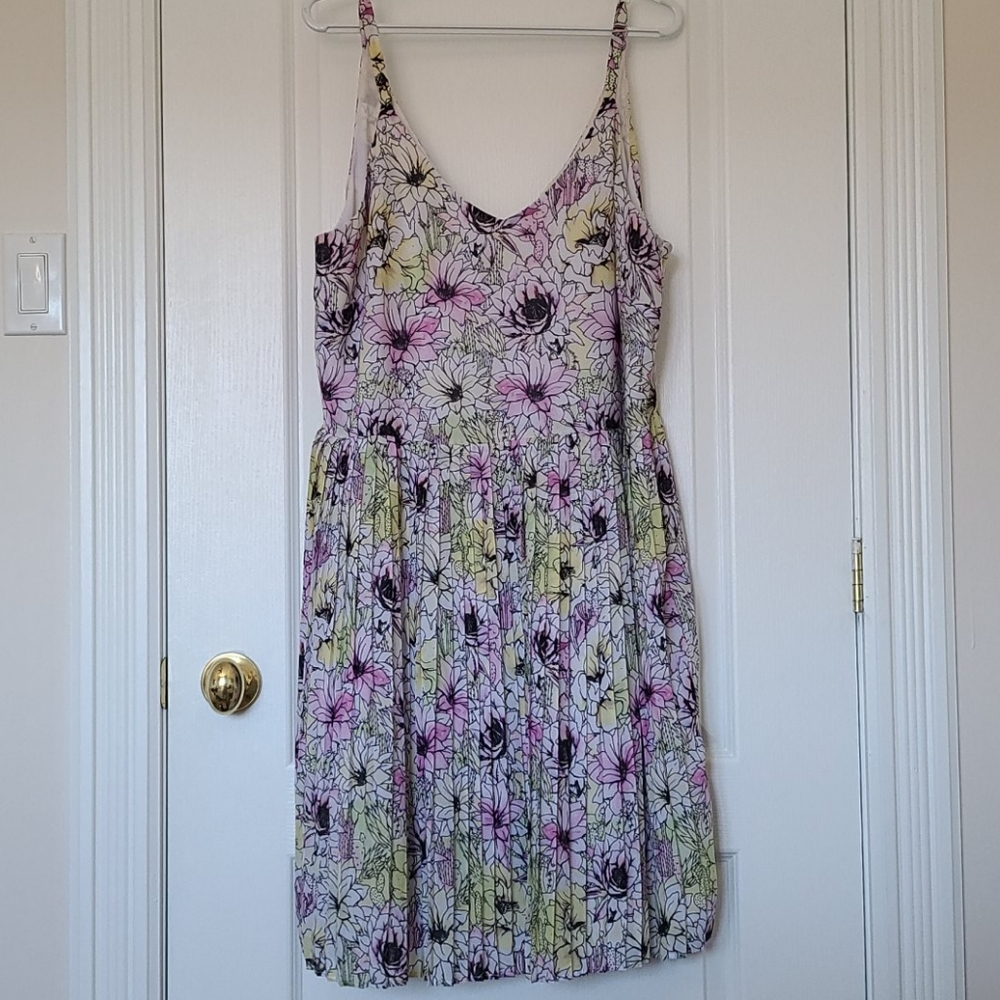 Colorful floral dress